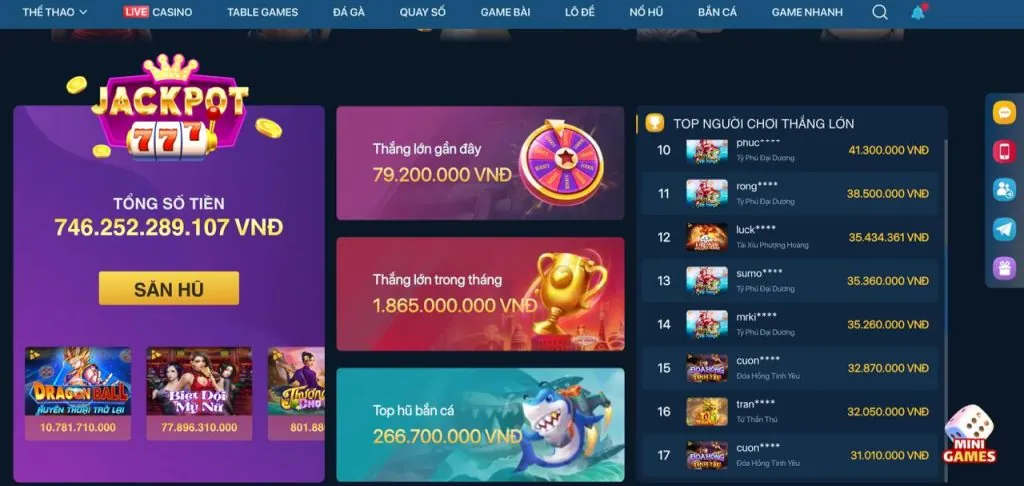 Thưởng chào mừng hi2777